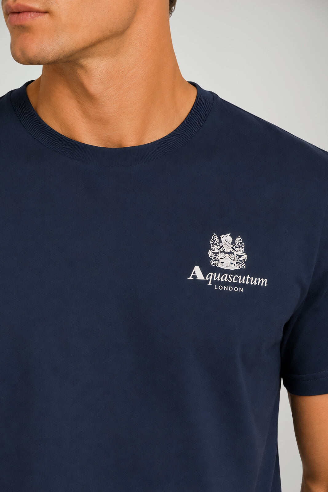 Aquascutum T-shirt Uomo Basic Small Logo