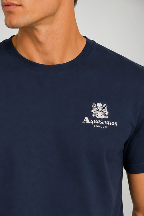 Aquascutum T-shirt Uomo Basic Small Logo