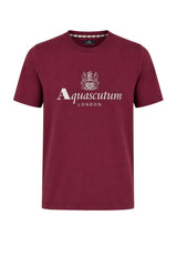 T-shirt da uomo a maniche corte Aquascutum con logo