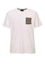 T-shirt da uomo Aquascutum con taschino check