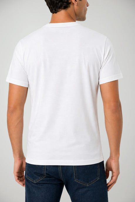 T-shirt da uomo Aquascutum con taschino check