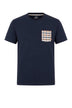 T-shirt da uomo Aquascutum con taschino check