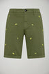 Sun68 Bermuda Uomo CHINO EMBROIDERY PATTERN