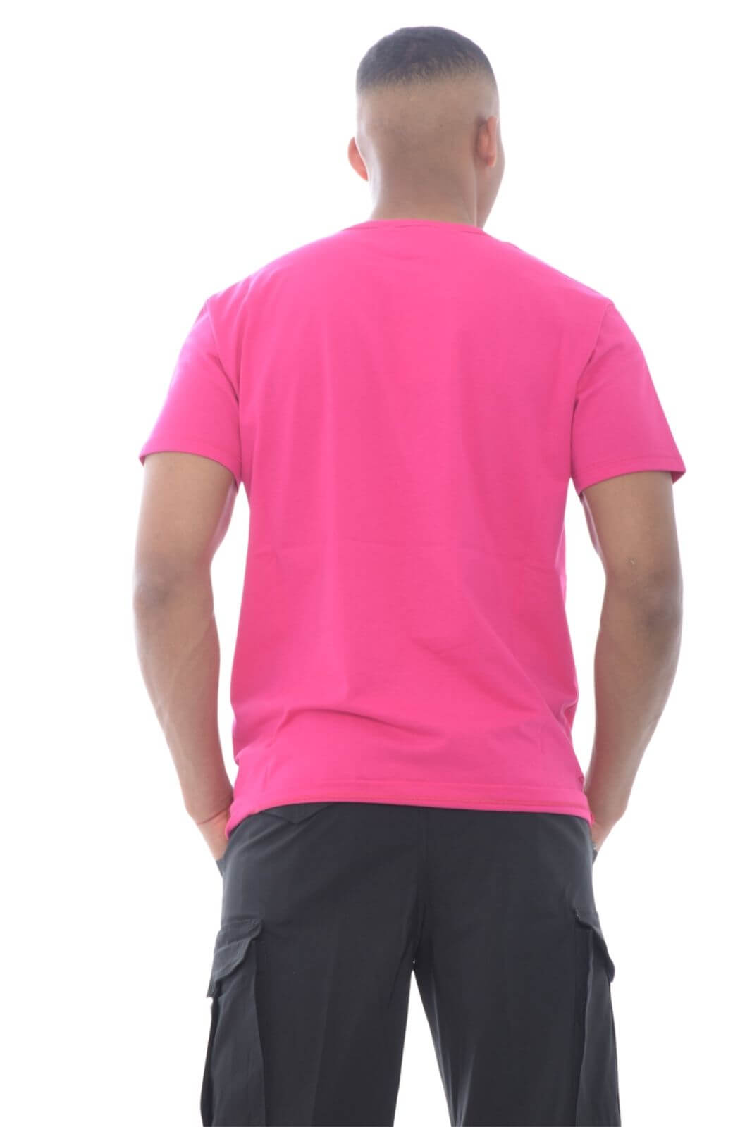 Amaranto T Shirt uomo maniche corte