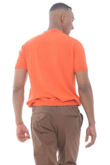 Amaranto Camiseta Hombre hilo con bolsillo