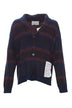 Amaranto cardigan uomo modello giacca