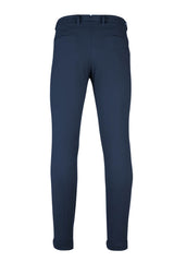 Men's micro-worked trousers bridle