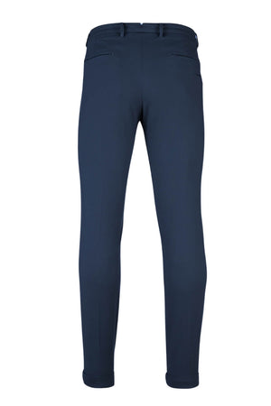 Men's micro-worked trousers bridle