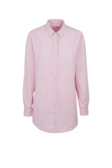 MC2 Saint Barth women's BRIGITTE shirt in striped poplin