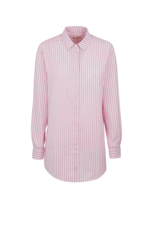 MC2 Saint Barth women's BRIGITTE shirt in striped poplin