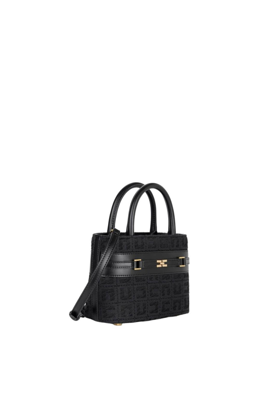 Elisabetta Franchi women's bag mini shopper jacquard