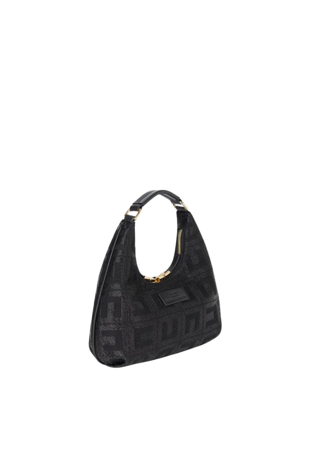 Elisabetta Franchi borsa donna hobo in tessuto jacquard