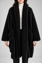 Background Giaccone Donna in Sherpa Reversibile