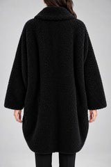 Background Giaccone Donna in Sherpa Reversibile