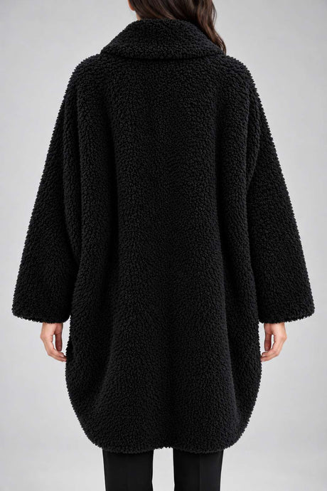 Background Giaccone Donna in Sherpa Reversibile
