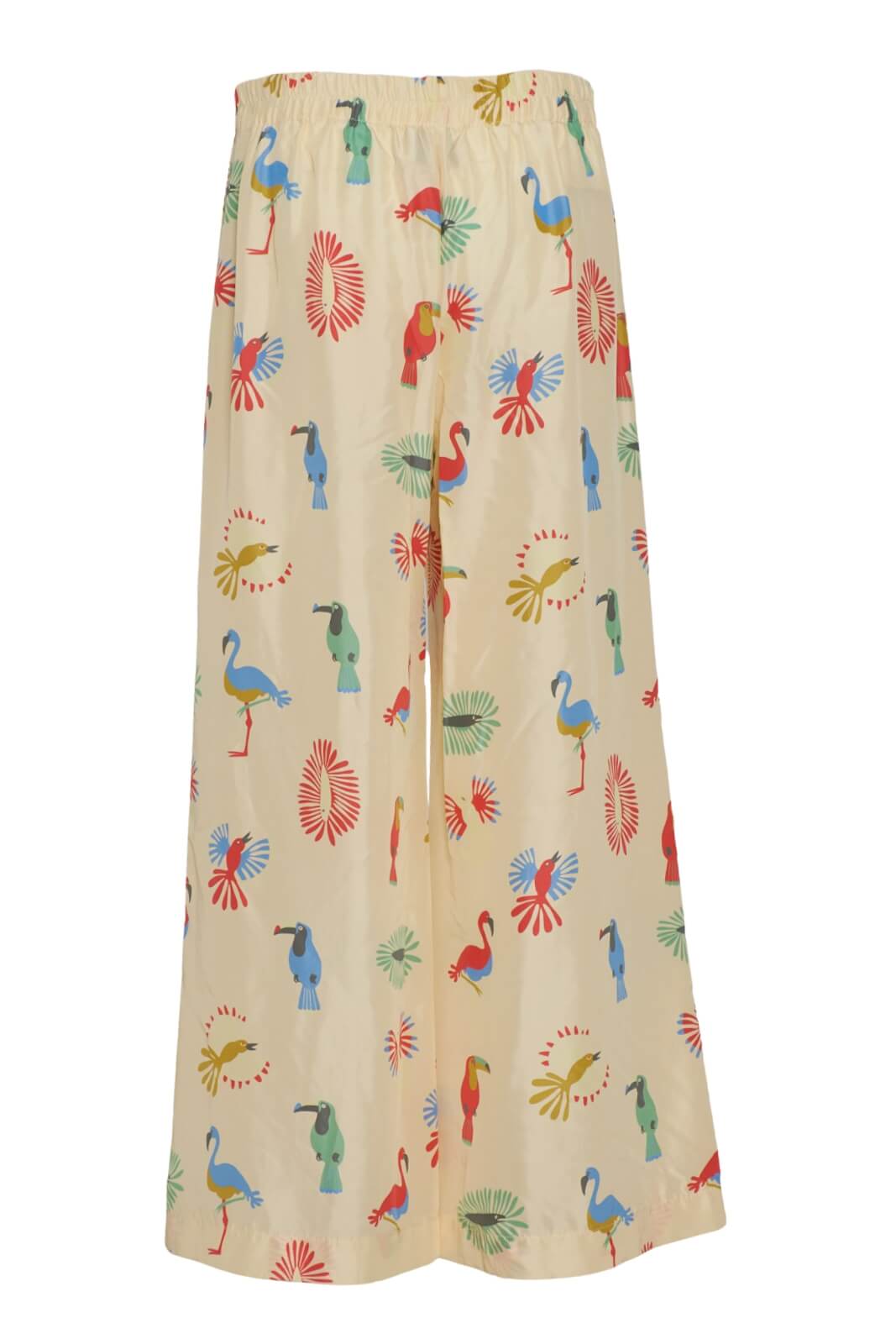 Balia pantalone donna seta stampa safari retro