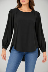 Beatrice Blusa Donna con Fondo Irregolare