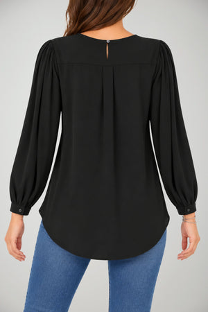 Beatrice Blusa Donna con Fondo Irregolare