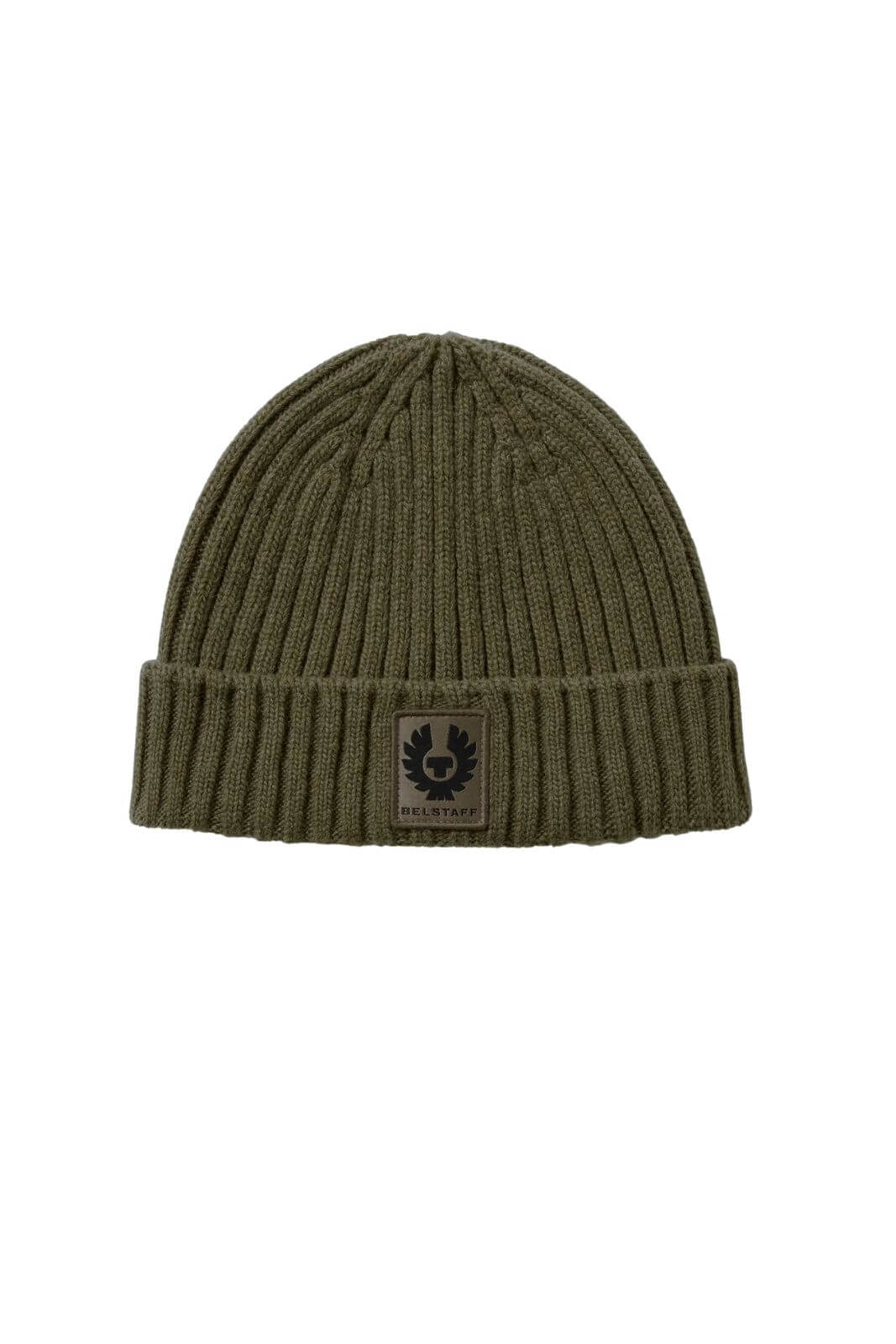 Belstaff Cappello Uomo in lana a coste / Kaki