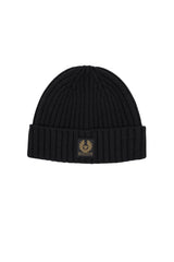 Belstaff Cappello Uomo in lana a coste / Nero