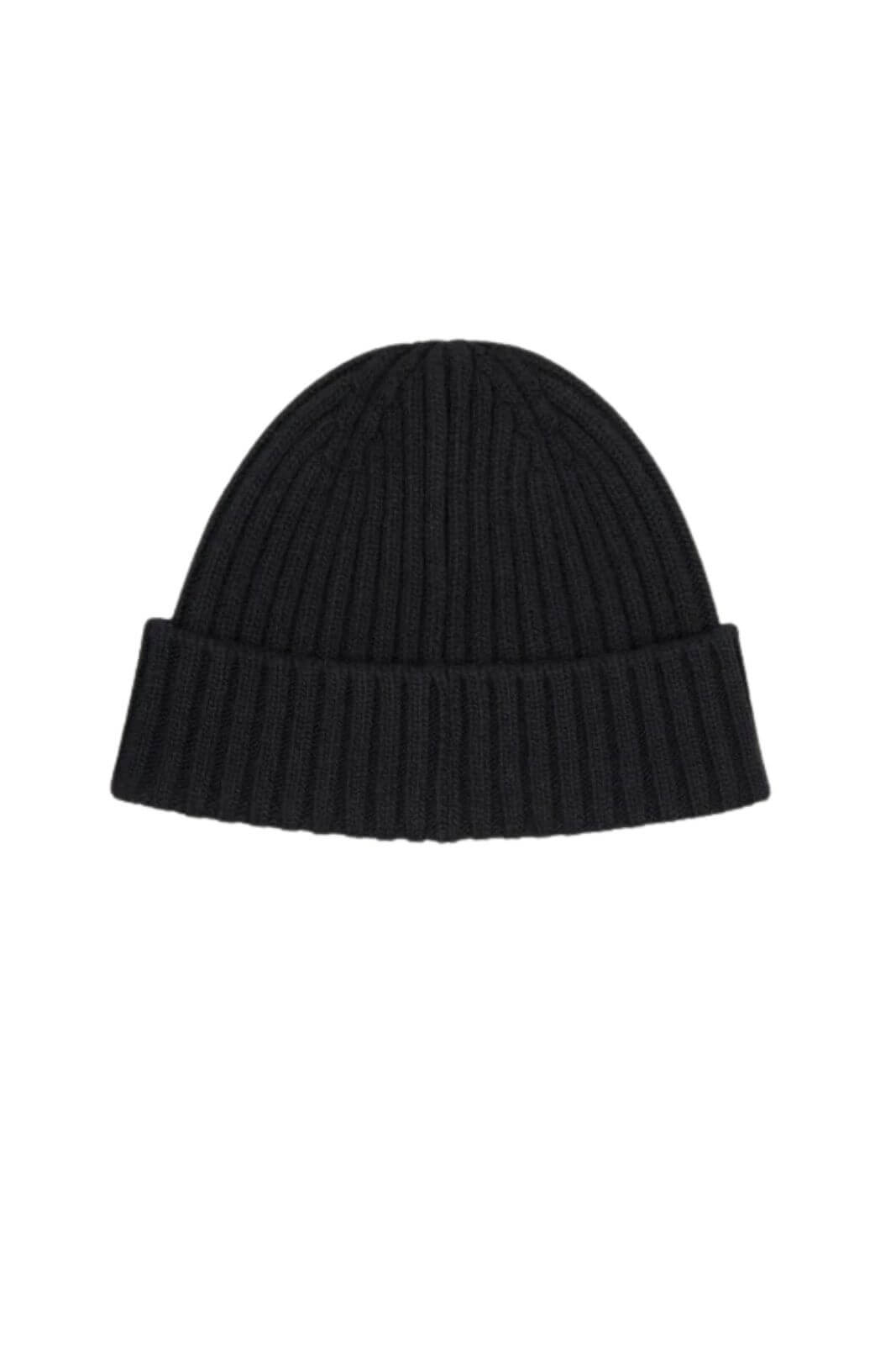 Belstaff Cappello Uomo in lana a coste / Nero