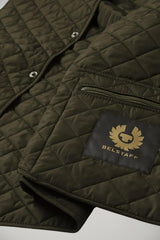 Belstaff Gilet Uomo trapuntato Relaxed fit / Oliva