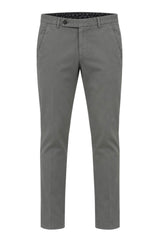 Berwich Pantaloni Uomo in Gabardina Slim Fit / Grigio
