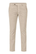 Berwich Pantaloni Uomo Morello in velluto Slim Fit / Latte