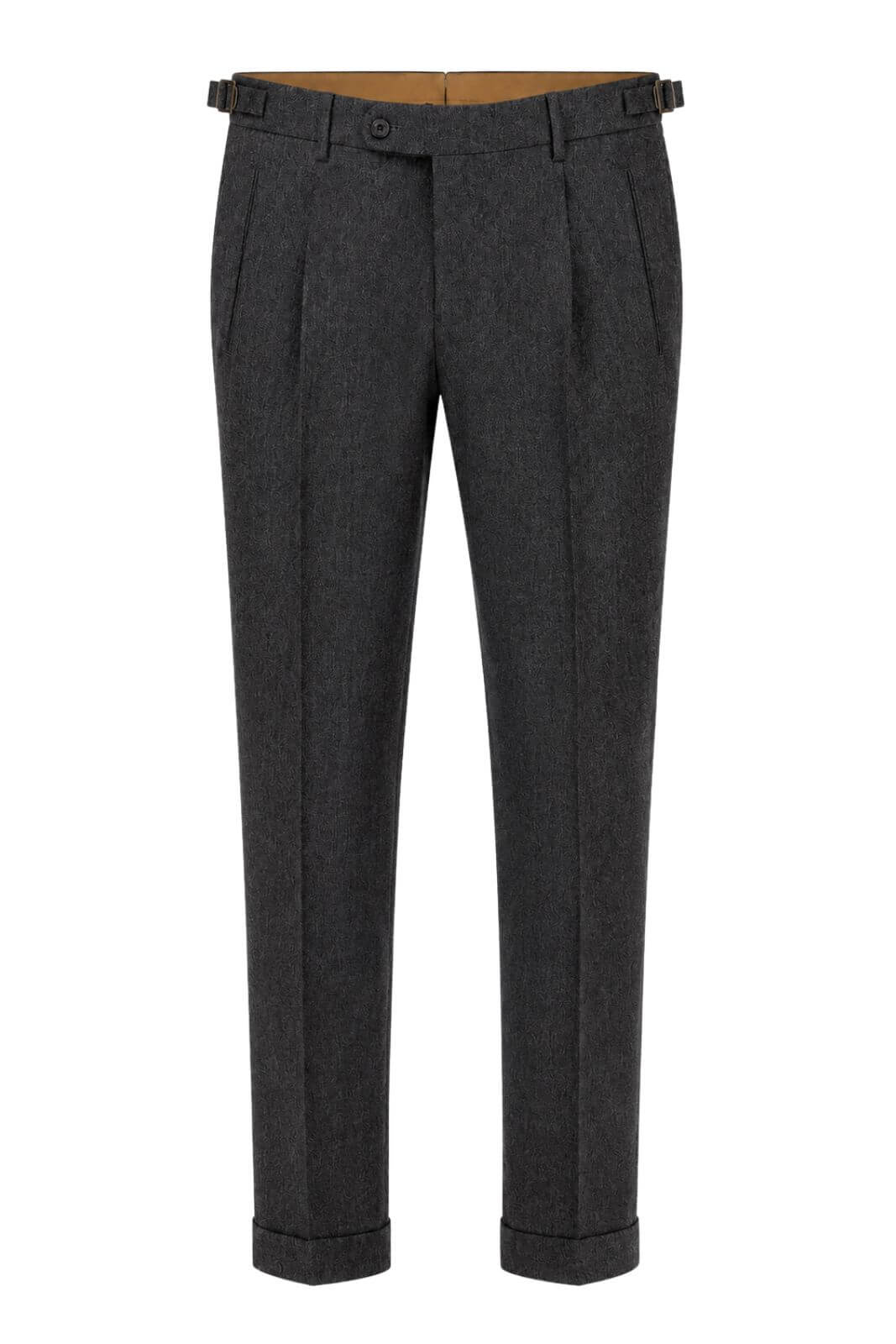 Berwich Pantaloni Uomo in lana con pences / Grigio