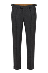 Berwich Pantaloni Uomo in lana con pences / Grigio