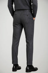 Berwich Pantaloni Uomo in lana con pences / Grigio