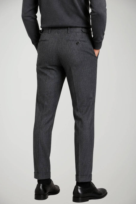 Berwich Pantaloni Uomo in lana con pences / Grigio