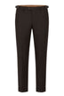 Berwich Pantaloni Uomo in lana con pences / Marrone