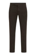 Berwich Pantaloni Uomo in Gabardina Slim Fit / Moro