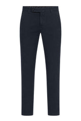 Berwich Pantaloni Uomo in Gabardina Slim Fit / Navy