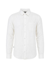 Blauer Camicia Uomo Lino Swan
