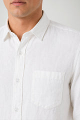 Blauer Camicia Uomo Lino Swan