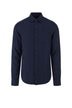 Blauer Camicia Uomo Lino Swan