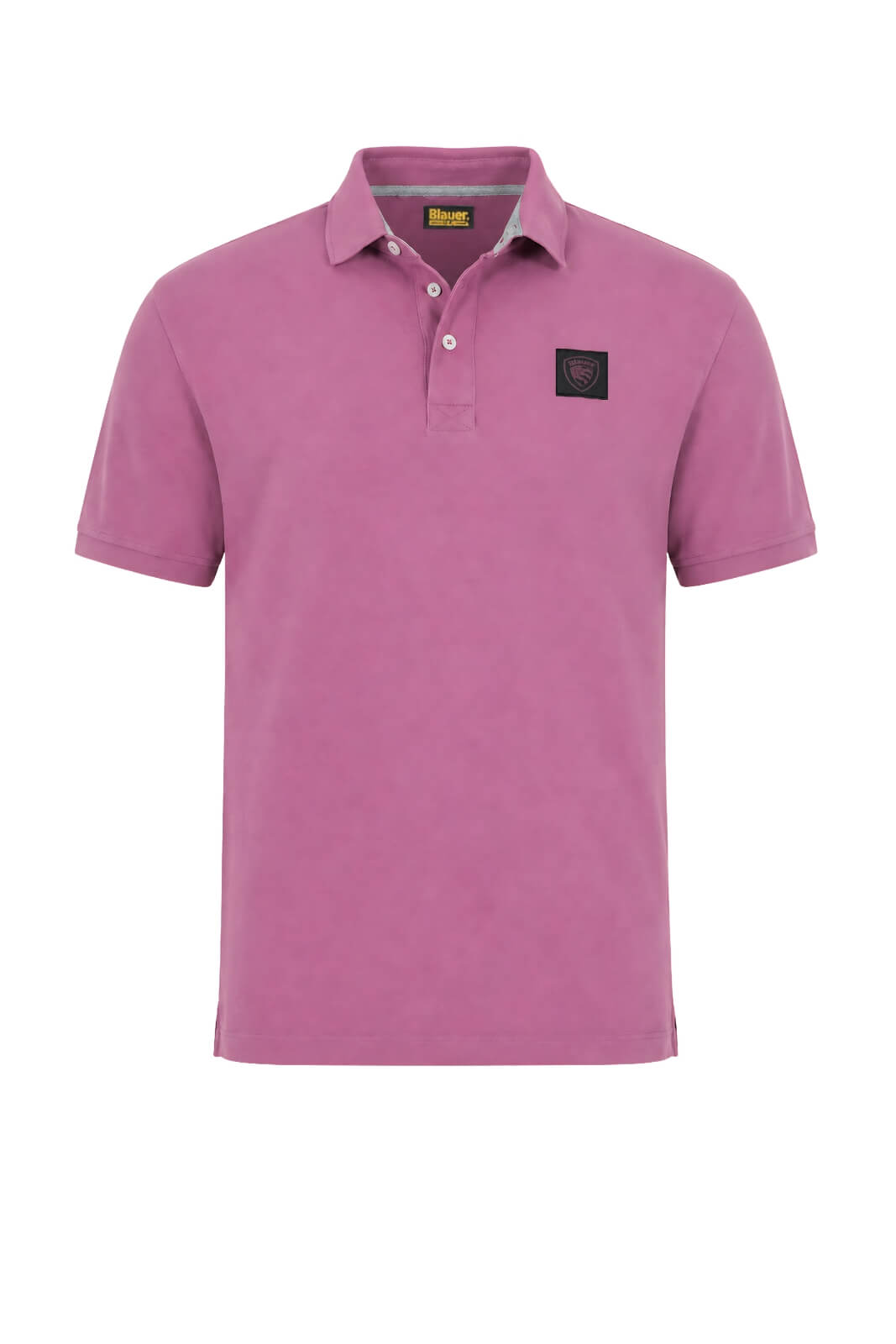 Blauer Polo Uomo Alban Piquet