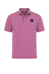 Blauer Polo Uomo Alban Piquet