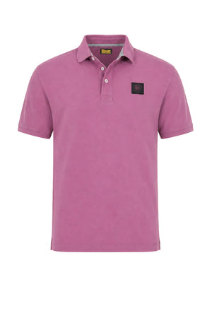 Blauer Polo Uomo Alban Piquet