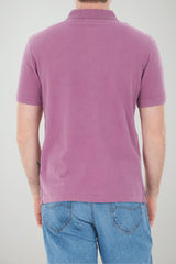 Blauer Polo Uomo Alban Piquet
