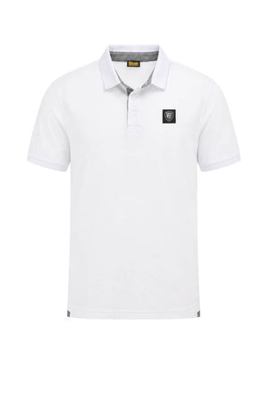 Blauer Polo Uomo Alban Piquet