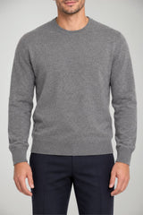 Blu Cashmere Maglia Uomo in cashmere / Grigio