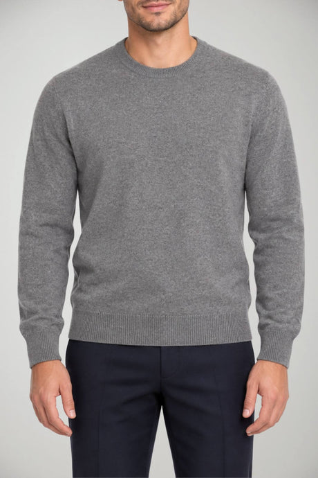 Blu Cashmere Maglia Uomo in cashmere / Grigio