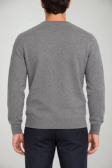 Blu Cashmere Maglia Uomo in cashmere / Grigio