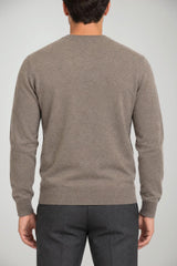 Blu Cashmere Maglia Uomo in cashmere / Nocciola
