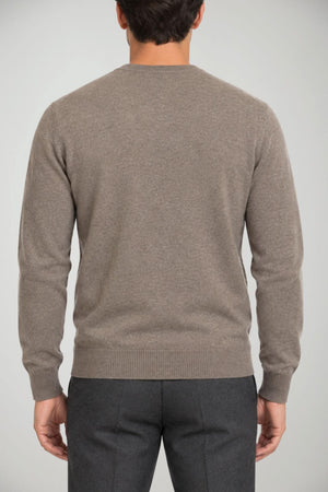 Blu Cashmere Maglia Uomo in cashmere / Nocciola