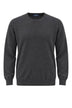 Blu Cashmere Maglia Uomo a girocollo / Antracite