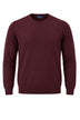 Blu Cashmere Maglia Uomo a girocollo / Bordeaux